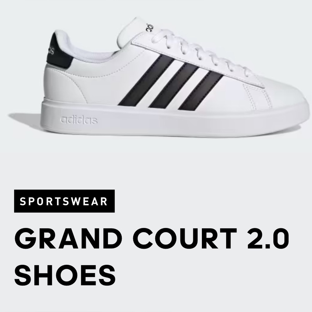 Adidas Grand Court 2.0 Size 9